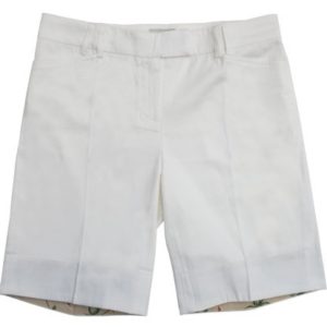 Bermuda Roof White Bermuda Shorts for WOMEN