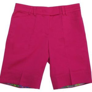 Hibiscus Pink Bermuda Shorts for WOMEN